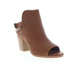 Frye Dani Woven Shield Leather Bootie - Size 10